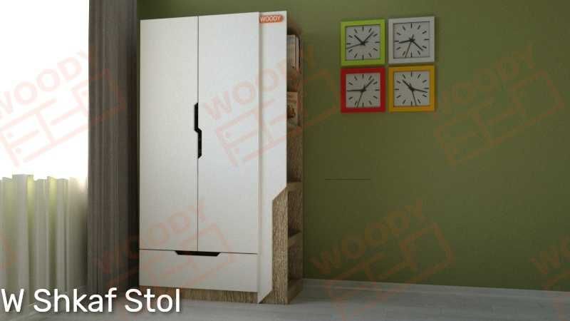 Уникальный Шкаф с выдвижным столом   W  Гардероб +Стол