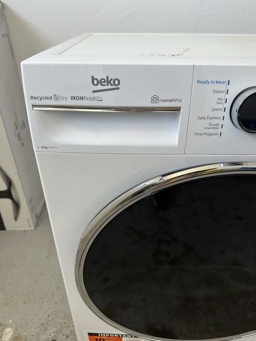 Vand uscator de rufe Beko 9kg - pompa de caldura