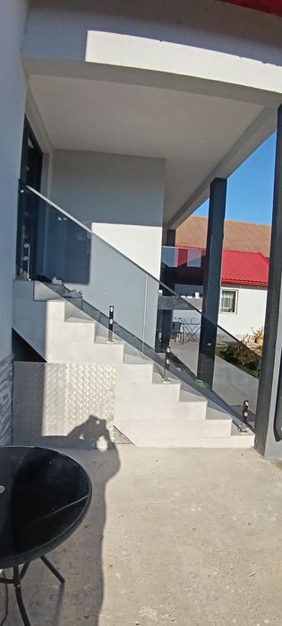 Balustrade sticla și inox