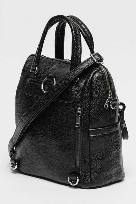 Дамска раница от еко материал с отделящи се презрамки