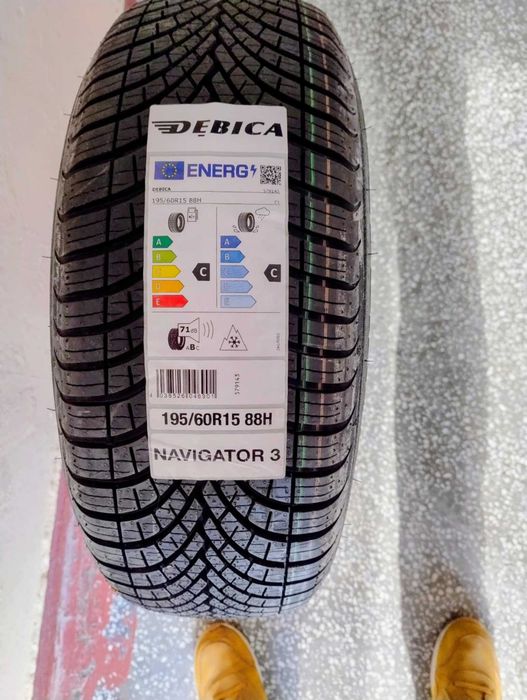 Vand anvelopa All Season 195/60R15 + 4 roti cu jante 195/60R15