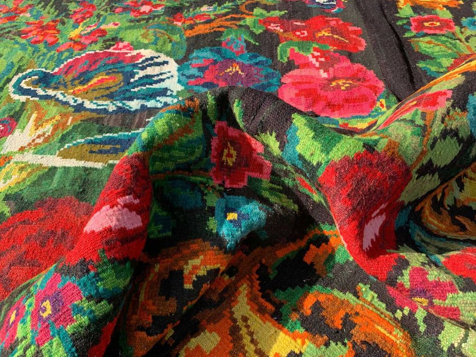 covor vechi antic traditional moldovenesc basarabean manual 560x230 cm