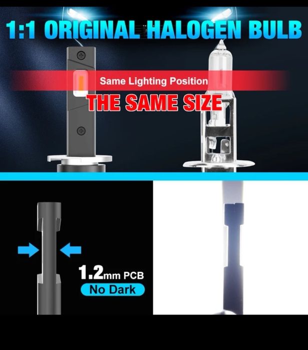 много мощни led CSP лед крушки H1 H4 H7 H11 T10 (автомобил  лампи кола