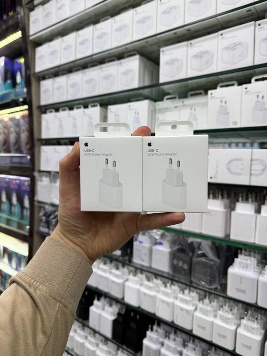 Айфон зарядка оригинал айфон адаптер зарядка блок питания 20ват