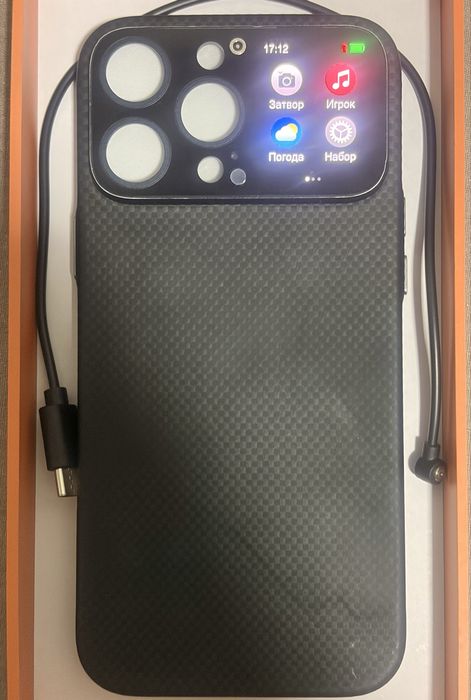 Ценсорный чехол на iphone 16 pro max
