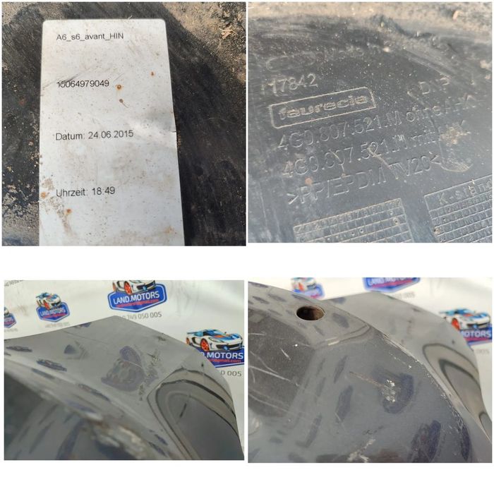 BARA SPATE AUDI A6 C7 (4G / 4G5 / 4G9) S-LINE / S6 LOOK / AVANT / COMBI / BREAK COD OEM 4G0807521M / 4G0807521N 2014-2018 (4D3)