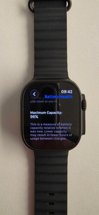 Apple Watch Ultra 3 Black Titanium - Stare Perfecta - Full Box + 3 Bratari