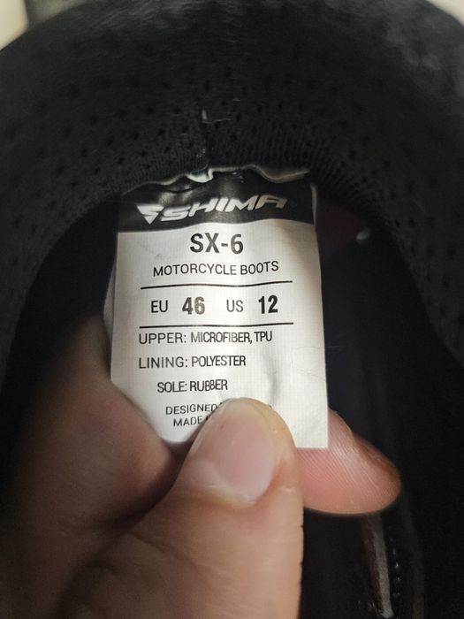 Продавам обувки за мотор Shima SX-6 46