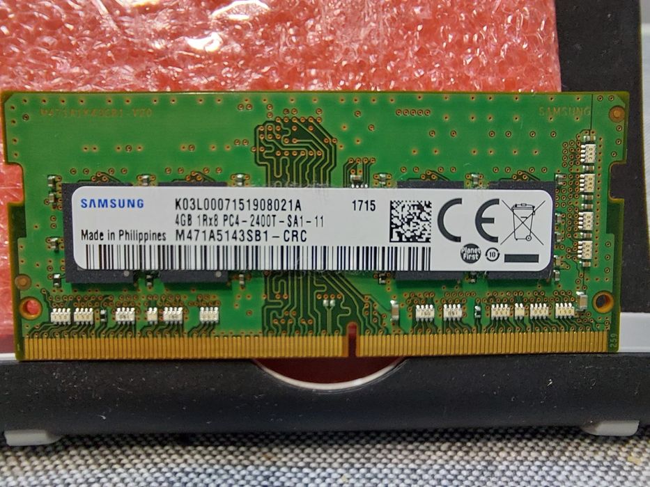 Memorie RAM 4 Gb DDR4 1Rx8 PC4-2400T-SA1-11
