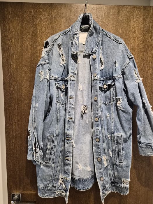 дълго дънкови аке  зара