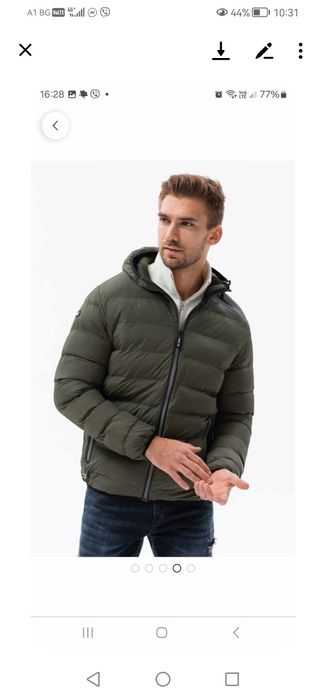 Страхотно мъжко зимно яке OMBRE.