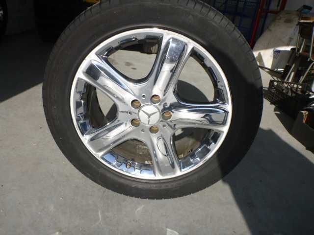 Оригинални Джанти 19" хром никел покритие цола с гуми за Мерцедес 5 x