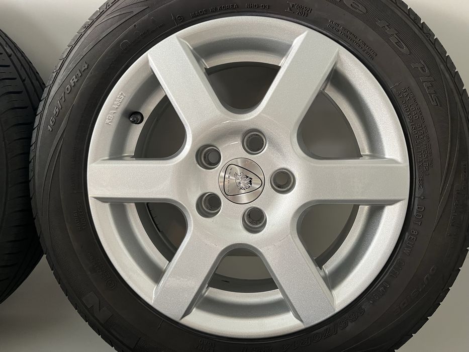 Джанти 14 цола 5х100 за Фолксваген с летни гуми 165/70/14