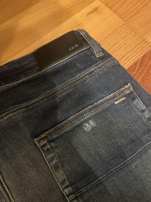 Amiri mx1 dark blue jeans