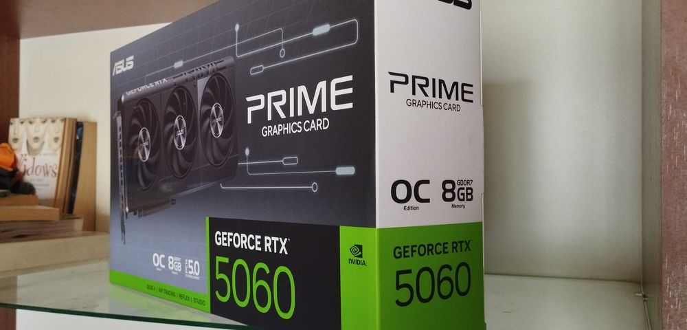 Чисто нова ASUS PRIME RTX 5060 OC 8GB GDDR7 - 36м. Гаранция!