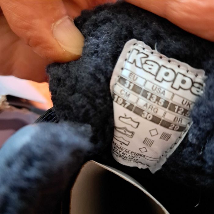 Зимни ботуши за момиче. Апрески KAPPA. Нови