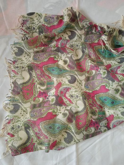 Палантин, шерсть очень теплый