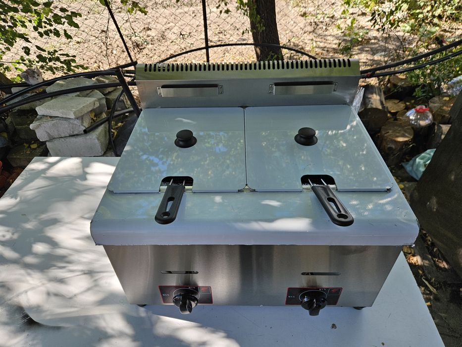 Фритюрник специално за пържене на мекици понички голяма вана