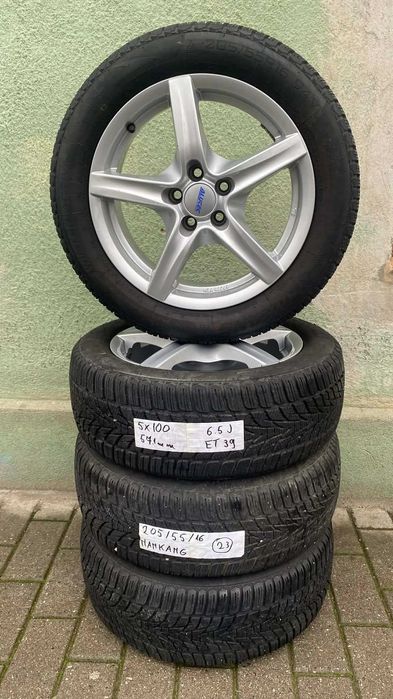 jante vw golf 4 bora skoda audi seat 5x100 IARNA 205 55 16 DOT 2023-24