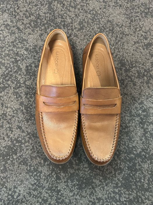 Нови мъжки, кожени обувки номер 44-45