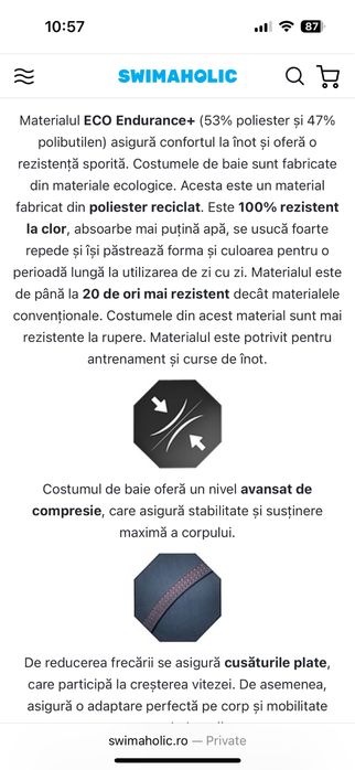 Vand costum baie competitie - Speedo