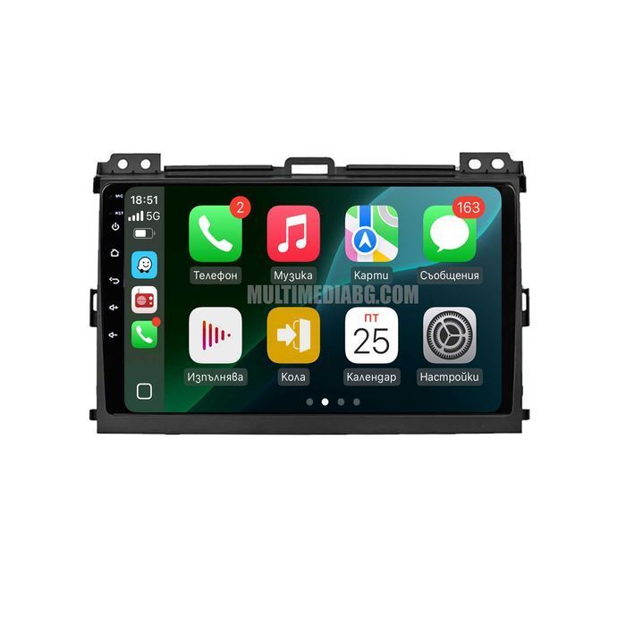 Toyota Land Cruiser Prado 120 2002г-2009 Мултимедия Навигация Android