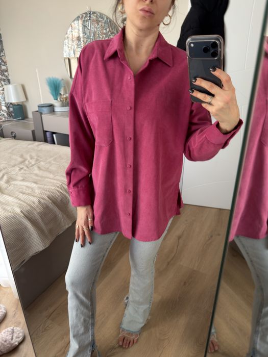 Велурена риза Zara размер С