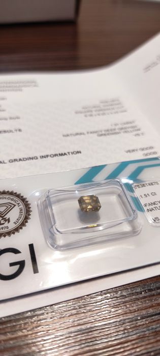 Инвестиционен натурален Диамант 1.51ct. VS2