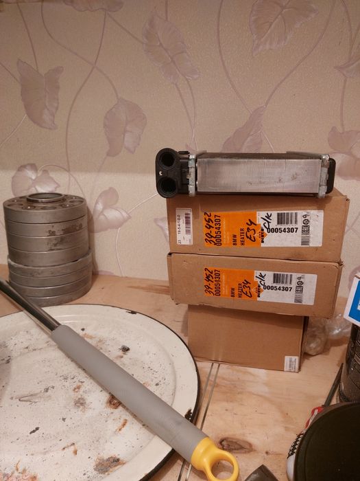 Радиатор печки бмв е34 с кондером