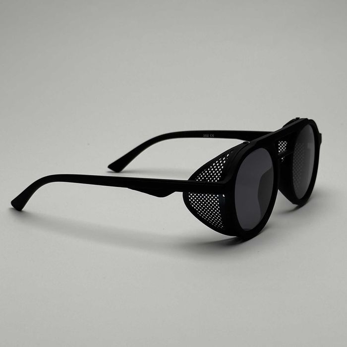 Слънчеви Очила с Мрежа острани Aviator Black Унисекс UV400 CE