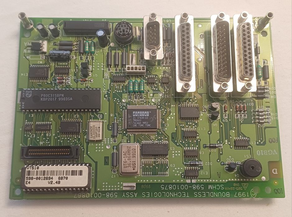 Placa de baza 9530 pc computer retro x86 DRAM ISA