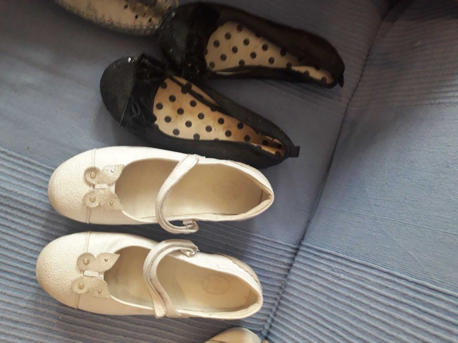 Oбувки от 27н 32н и k&k бели кожа 20лв и други