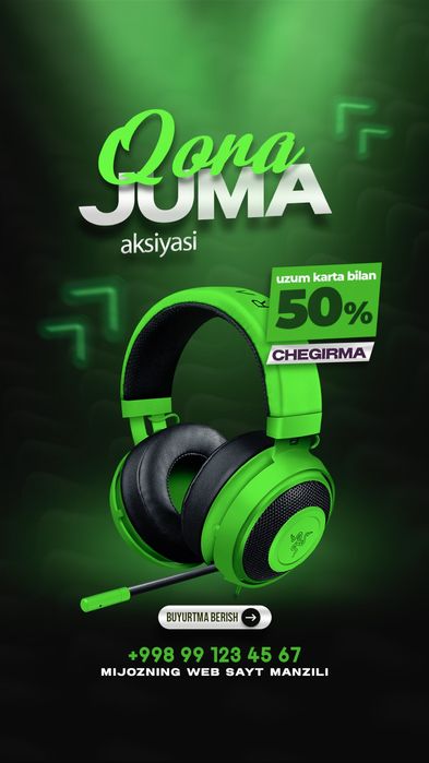 Uzum Market uchun karusel dizayn | Savdoni oshiruvchi poster