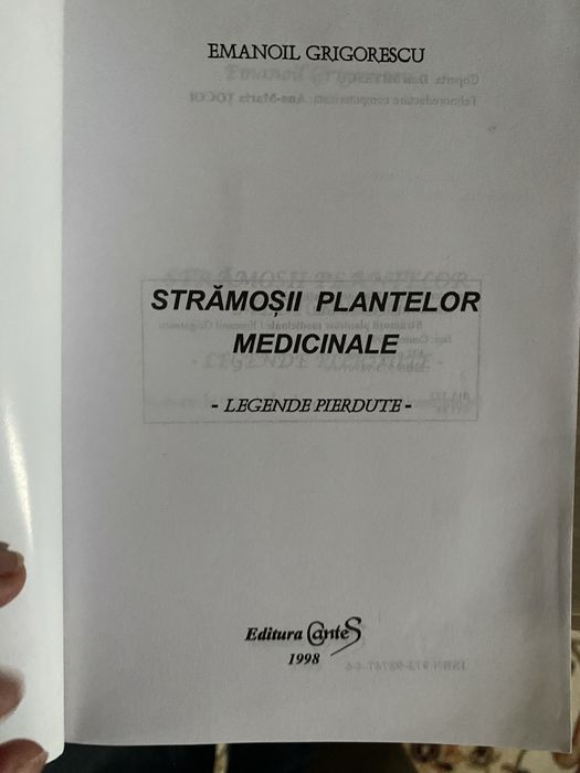 Stramosii Plantelor Medicinale - Emanoil Grigorescu