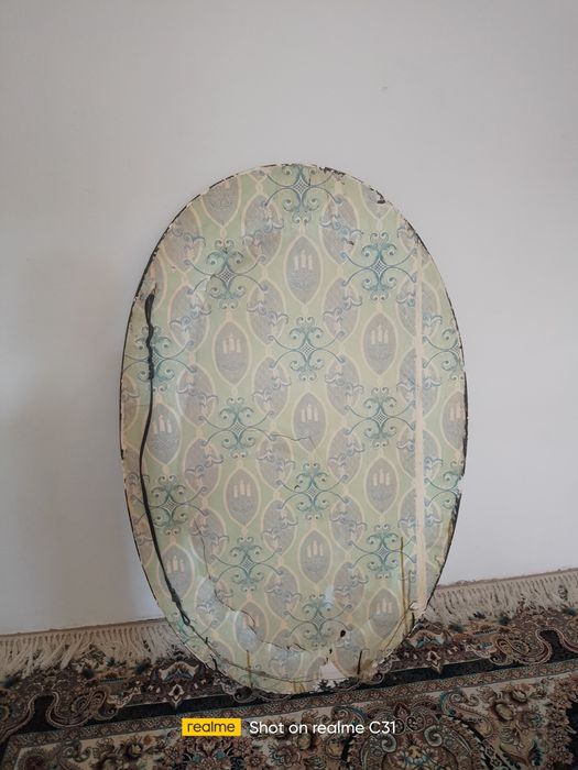 Зеркало тяжёлое из гипса большое