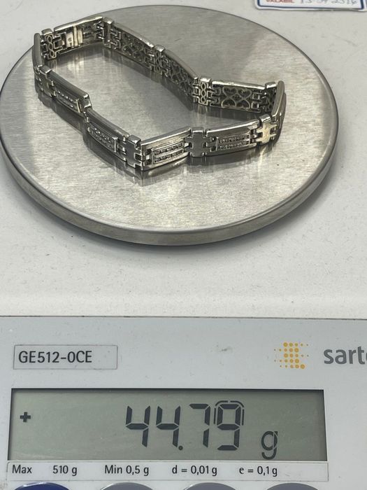 Bratara cu pietre prețioase din aur de 14K Amanet BKG