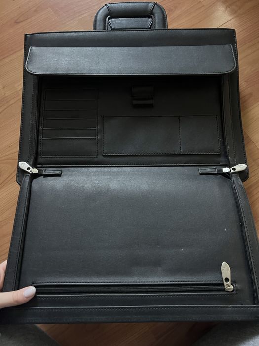 Кожена бизнес чанта Falcon