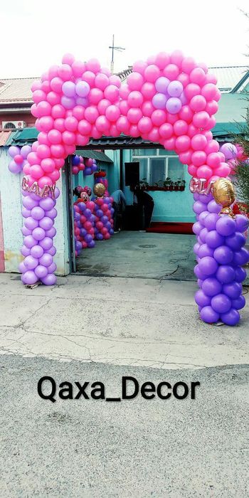 Afarmleniya oformleniya shar blan bezatish xizmati chegirmada skidkada