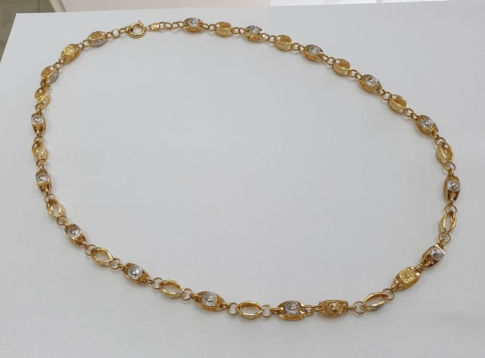 Lanț bărbătesc din aur de 14K, model Versace – 13,92 g