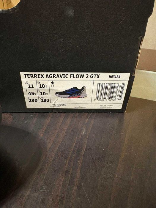 Adidas Terrex Agravic Flow 2 GTX – размер 45⅓, оригинални, нови