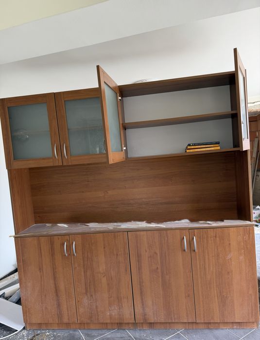 Шкаф за кухня горен 100/80/30 и бюфет 200/35/205