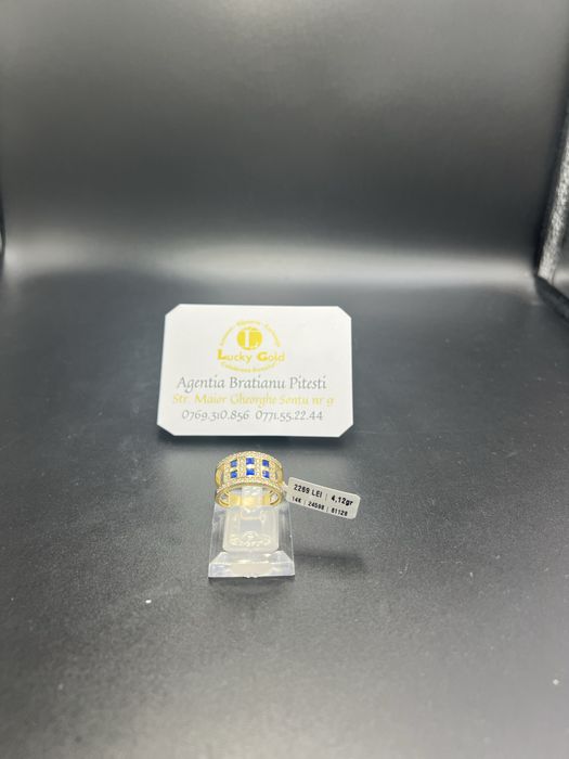 Inel aur 14k 4.12 gr marimea 17 cod 24598