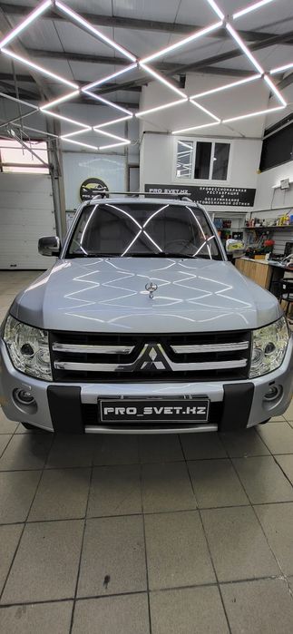 Установка би-лед линз.