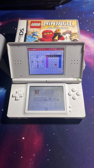 nintedo ds lite + 9 jocuri