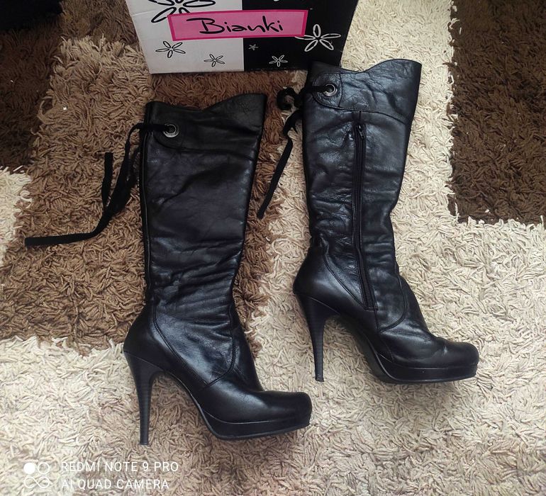Черни ботуши Bianki