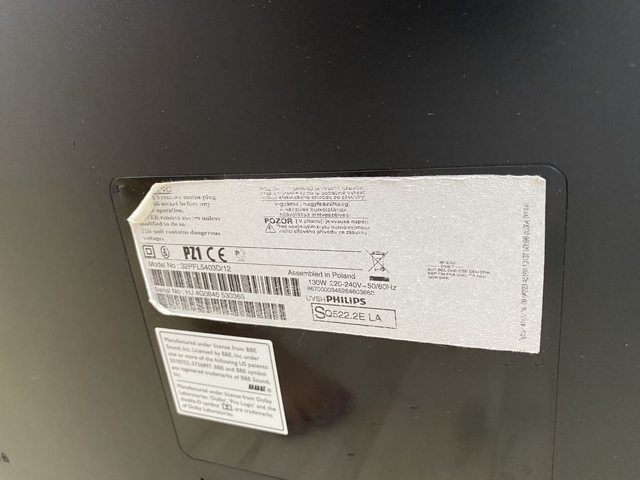 Телевизор Philips 32pfl5403d/12