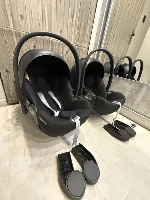 Продавам 2 бр. кошчета за кола CYBEX Cloud T i-Size (Sepia Black)