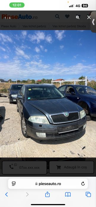 Vand bara fata capota usi haion motor skoda ocatvia 2