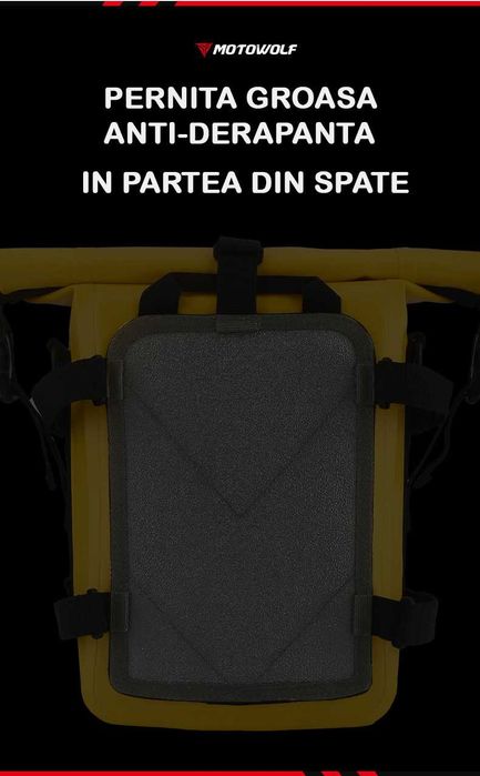 Geantă Moto Impermeabilă  5-8L prindere cadru material Plato 500D