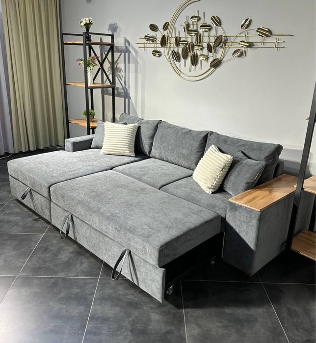 Диван с оттоманкой Оливия